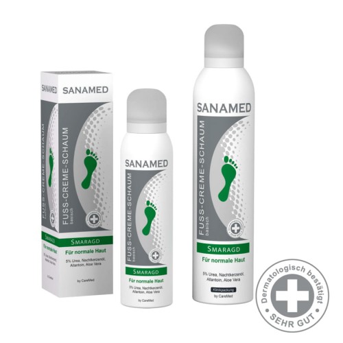 SANAMED SZMARAGD 300ml - Kremowa pianka dla normalnej skóry stóp