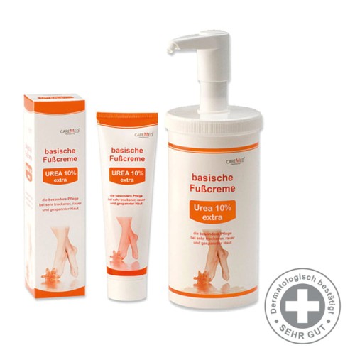 UREA 10% EXTRA 150ml -  Krem do bardzo suchej i zniszczonej skóry stóp - Dla diabetyka. Nawilża i regeneruje - CAREMED
