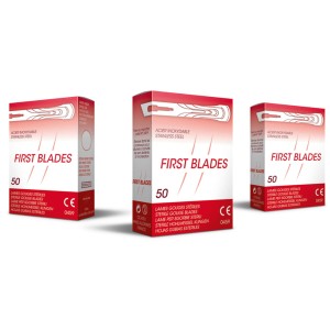 Dłuta podologiczne - rozmiar 3 - 50 szt - FIRST BLADES